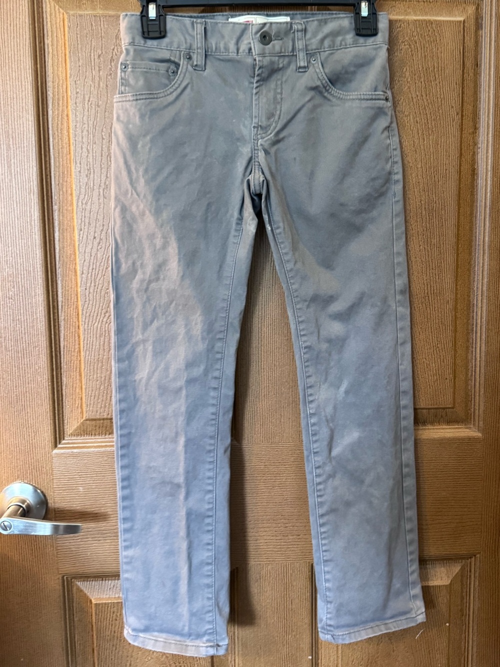 Youth Boy’s Levi's 511 Slim Fit Twill/Jeans in Light Gray-Size 10Reg 25x25